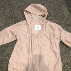 Blush Herschel rain jacket